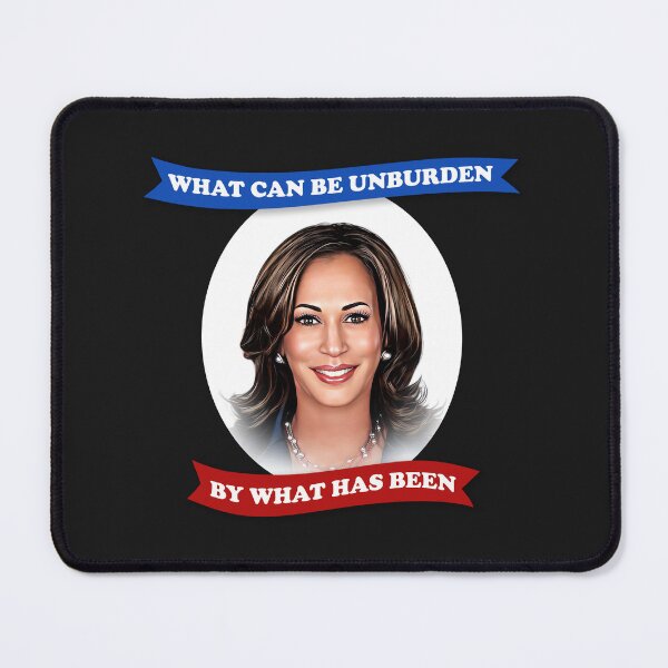 Item preview, Kamala Harris 'What Can be Unburden, by what has been' in Red Blue designed and sold by goldsaturnmerch.