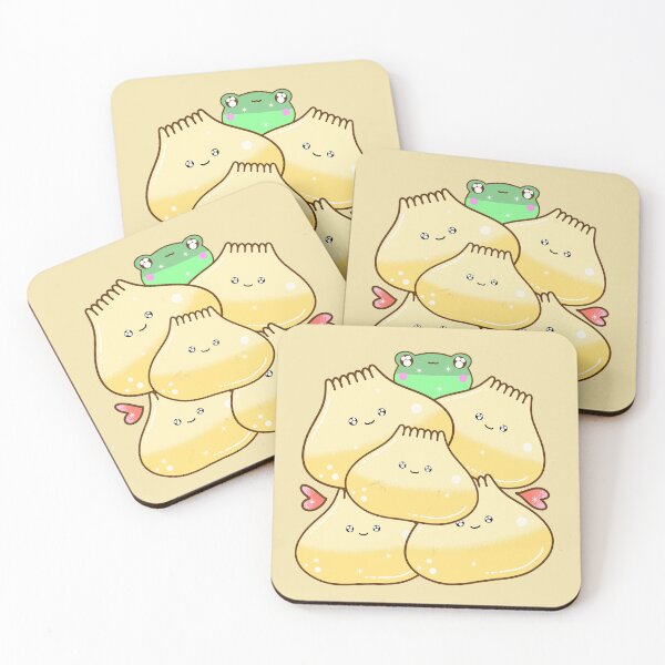 Item preview,  Cute kawaii dumplings frog designed and sold by Quacktails.
