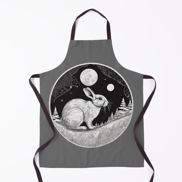 Item preview, Enchanting "Full Moon with Bunny" Design - Perfect for Dreamy Vibes designed and sold by InwzaDesign.