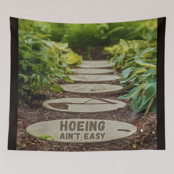 Item preview, Hoeing Ain't Easy designed and sold by FitEnvy.