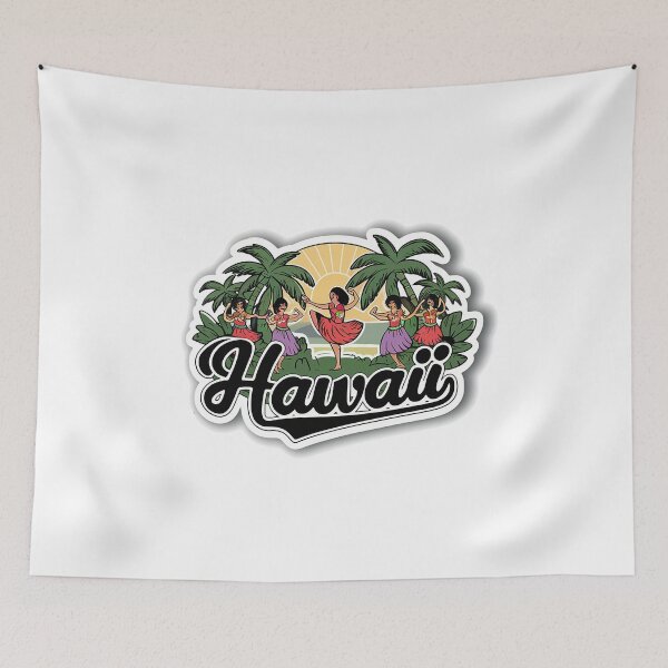 Item preview, Aloha, Hawaii, Vacation, sticker, Tropic beach designed and sold by RedCircleArt.