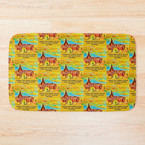 Item preview, iarthappy with cowboys and longhorns designed and sold by tracey jacobson.