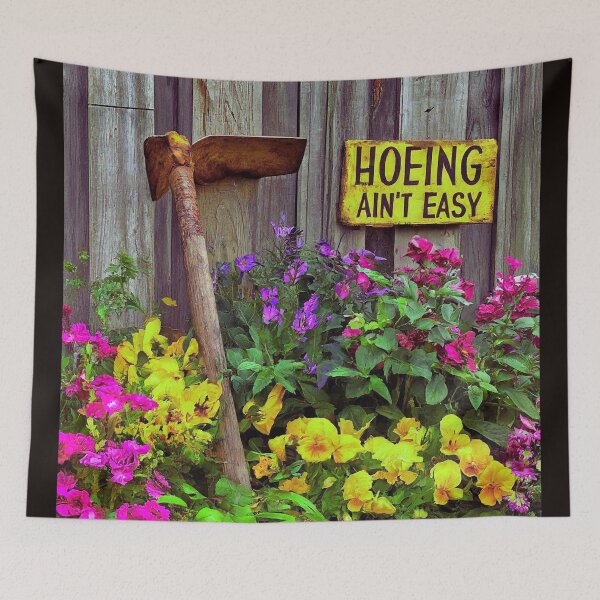 Item preview, Hoeing Ain't Easy designed and sold by FitEnvy.