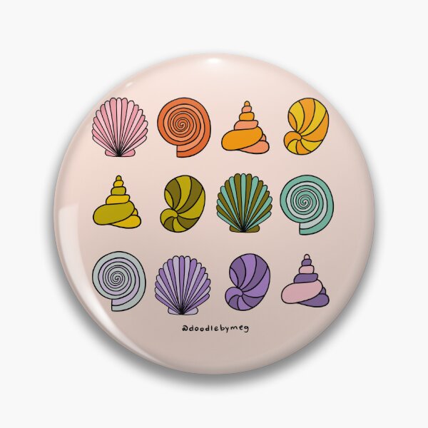 Item preview, Rainbow Seashells designed and sold by doodlebymeg.