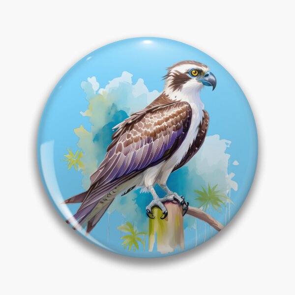 Item preview, Osprey Bird Watercolor designed and sold by BeachBreezyVA.