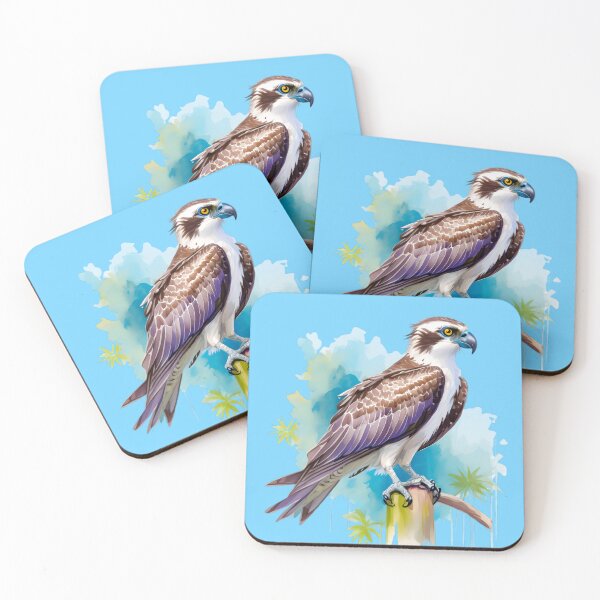 Item preview, Osprey Bird Watercolor designed and sold by BeachBreezyVA.
