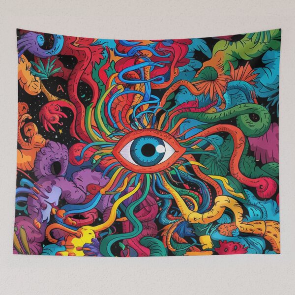 Item preview, Colorful hallucinations eye designed and sold by martin max.
