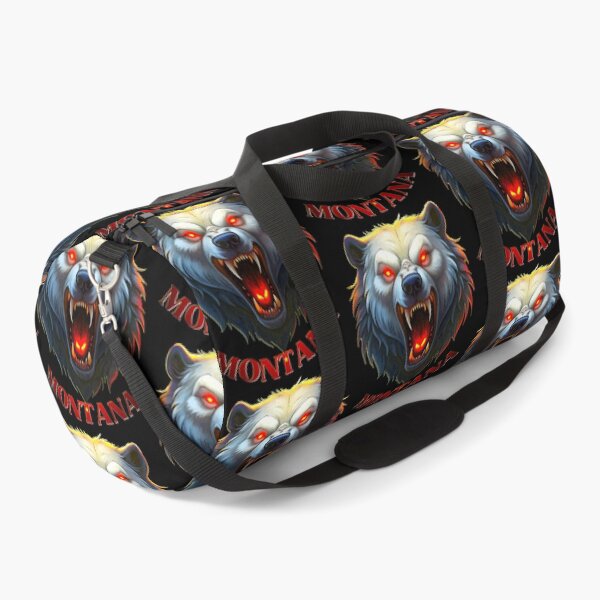 Item preview, Fierce Montana Bear - Fiery Eyes & Bared Fangs Design. designed and sold by VikArtStudio.