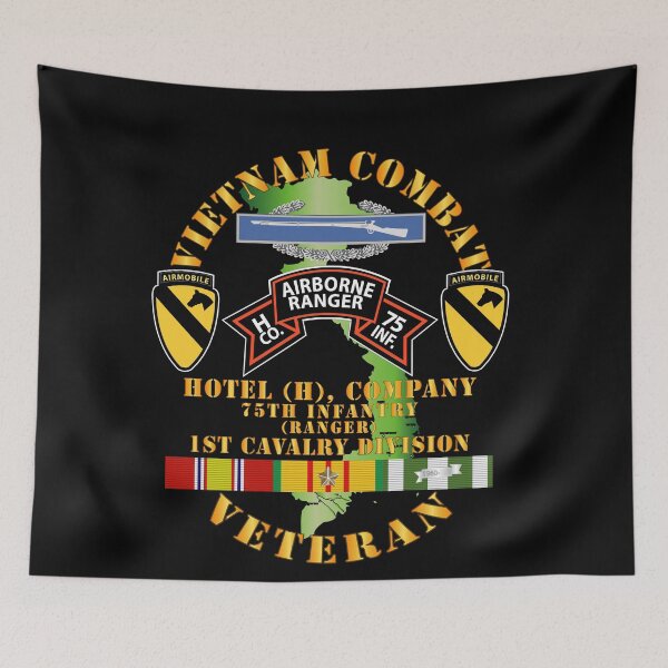 Item preview, Vietnam Combat Vet - H Co 75th Infantry (Ranger) - 1st Cavalry Div SSI designed and sold by Military Insignia Products.