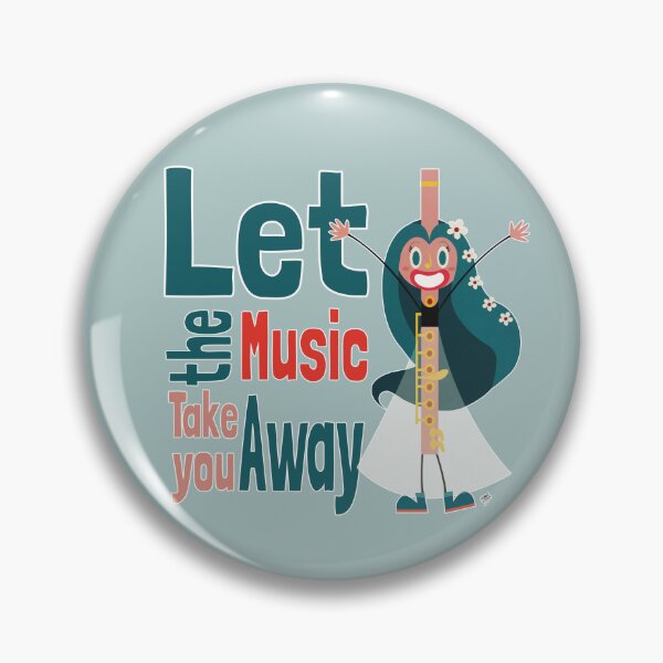 Item preview, Flute: LET THE MUSIC TAKE YOU AWAY designed and sold by sebasvieira.