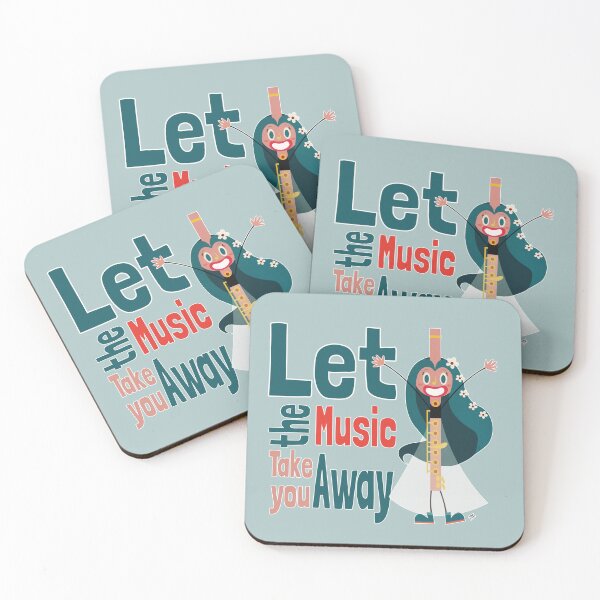Item preview, Flute: LET THE MUSIC TAKE YOU AWAY designed and sold by sebasvieira.