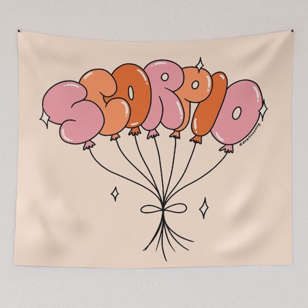 Item preview, Scorpio Balloons designed and sold by doodlebymeg.