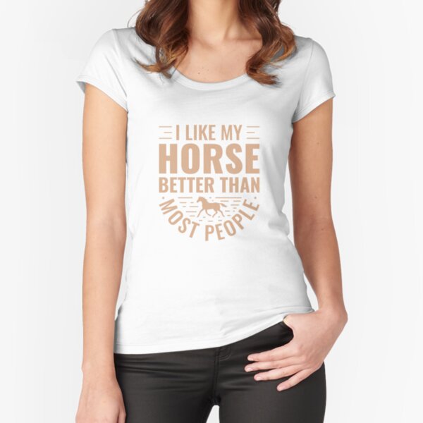 Item preview, I like my horse better than most people designed and sold by The TeeSmith.