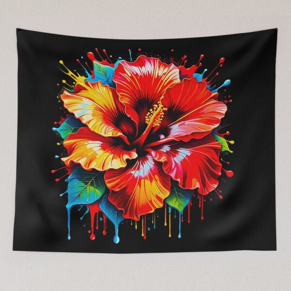 Aperçu de l'œuvre Flor de Maga Color Splash créée et vendue par SoLunAgua ..