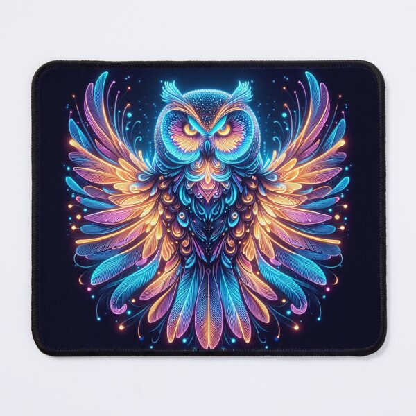 Item preview, Luminous Owl Radiance designed and sold by LyssasMindArt.