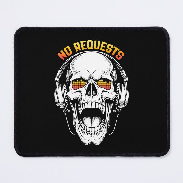 Item preview, Skeleton DJ Headphones No Requests Equalizer Skull Halloween designed and sold by GrandeDuc.