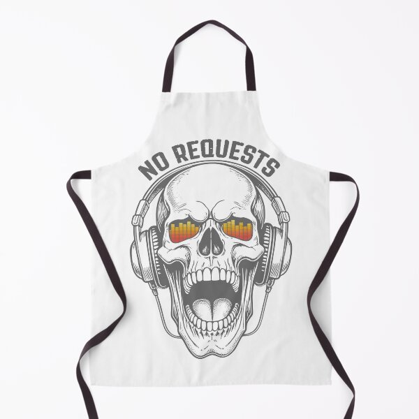 Item preview, Skeleton DJ Headphones No Requests Equalizer Skull Halloween designed and sold by GrandeDuc.
