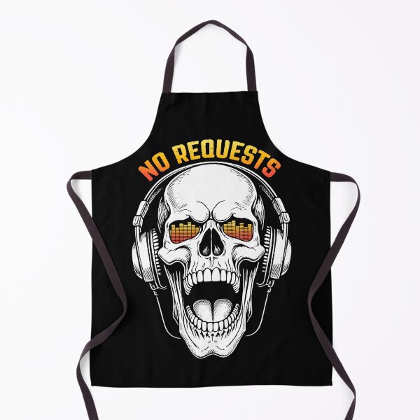 Item preview, Skeleton DJ Headphones No Requests Equalizer Skull Halloween designed and sold by GrandeDuc.