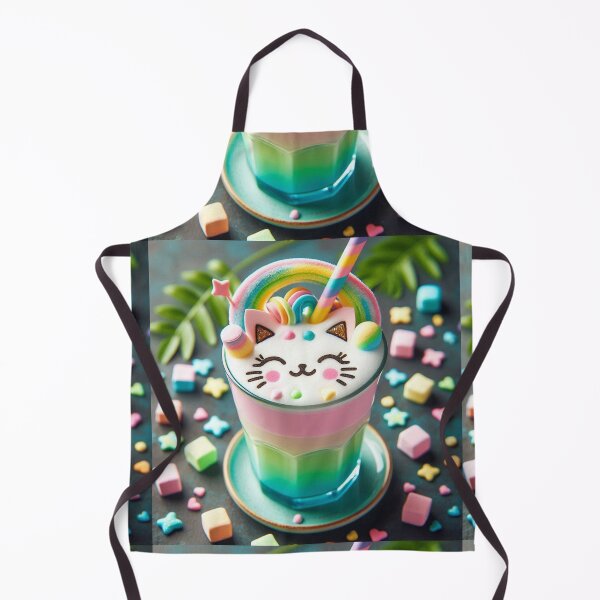 Item preview, Cat-Faced Rainbow Drink designed and sold by Sadia Jannat.