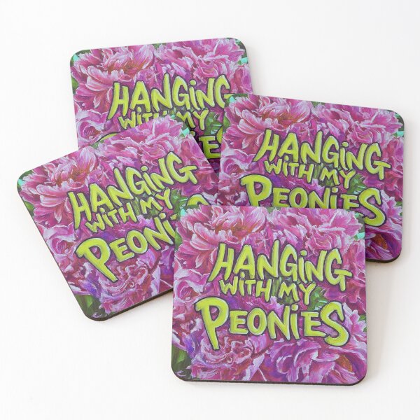 Item preview, Hanging With my Peonies designed and sold by FitEnvy.