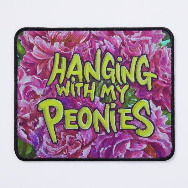 Item preview, Hanging With my Peonies designed and sold by FitEnvy.