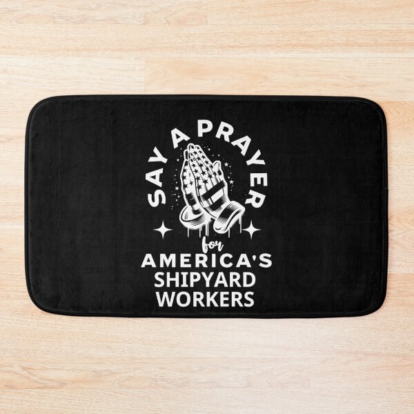 Item preview, Patriotic Praying Hands for America's Shipyard Workers designed and sold by Hananiah Merch.