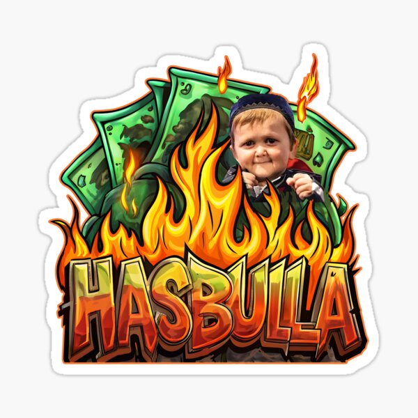 Vista previa del artículo con la obra «Hasbulla, Hasbik, Hasbulla Magomedov, una caricatura amigable de un blogger daguestaní», diseñado y vendido por orthodox-icon.
