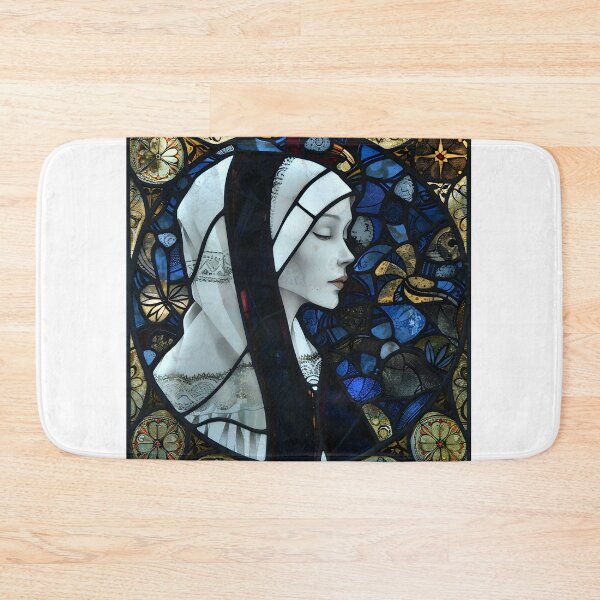 Item preview, Nun in Stained Glass designed and sold by mebraart.