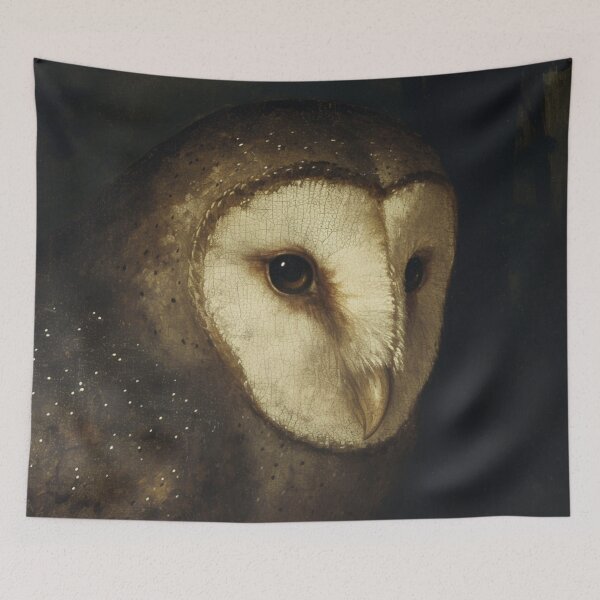 Item preview, Vintage White Barn Owl designed and sold by trajeado14.