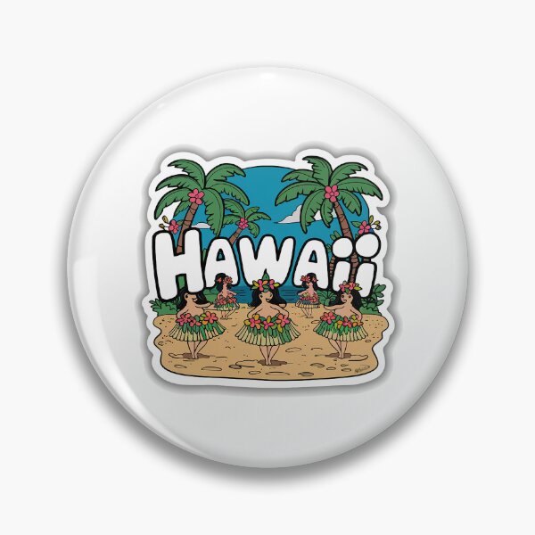 Item preview, Aloha, Hawaii, Vacation, sticker, Tropic beach designed and sold by RedCircleArt.