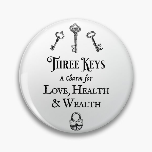 Item preview, Three keys - A charm for Love, Health & Wealth designed and sold by SusanDee.
