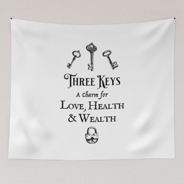 Item preview, Three keys - A charm for Love, Health & Wealth designed and sold by SusanDee.
