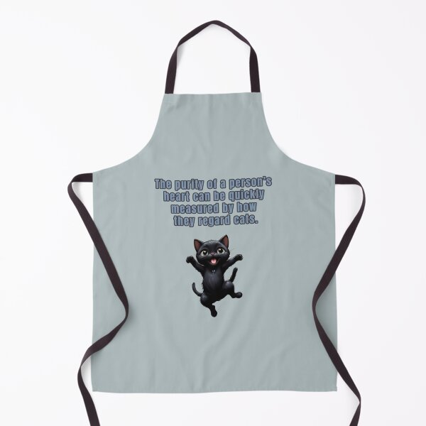 Item preview, The purity of a person's heart can be quickly measured by how they regard cats. black cat quotes designed and sold by La Loca.