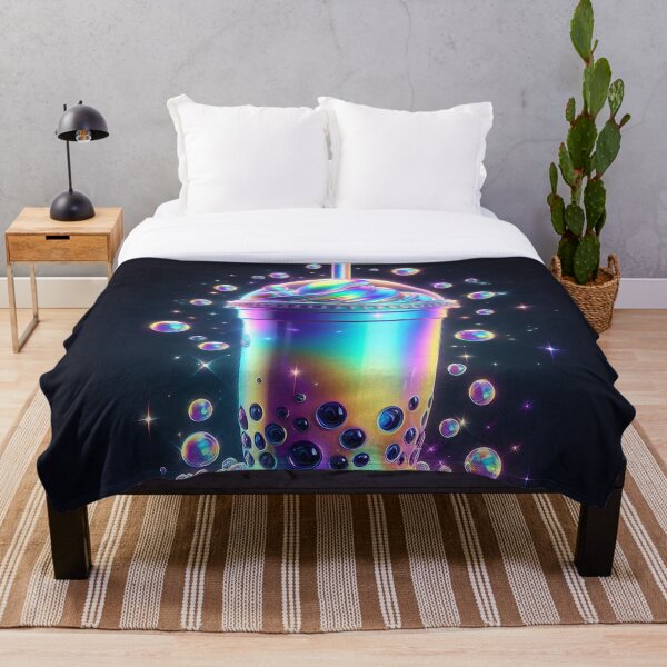 Artikelvorschau, Coole Bubble Tea 3D digitale Kunst entworfen und verkauft von BlueGnome.