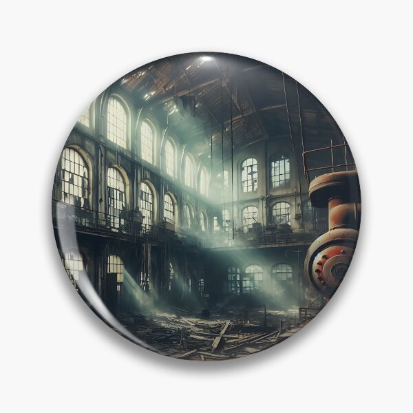 Item preview, an old dilapidated factory hall designed and sold by bernhagen.