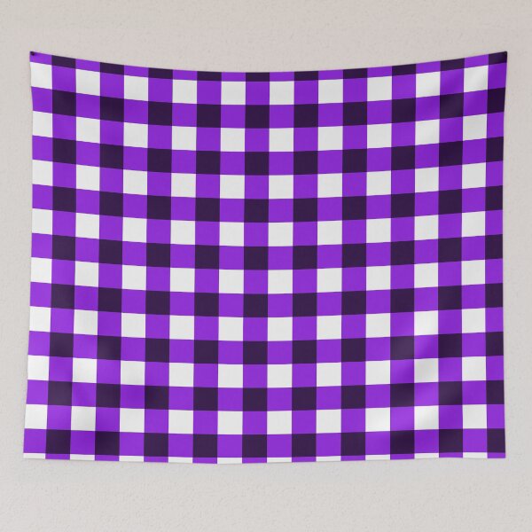 Item preview, Purple and White Gingham designed and sold by Bliss Find And Design.