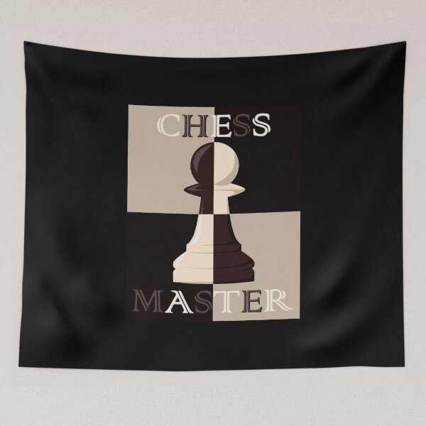 Item preview, Chess master - black and white checkered designed and sold by Warrioll.