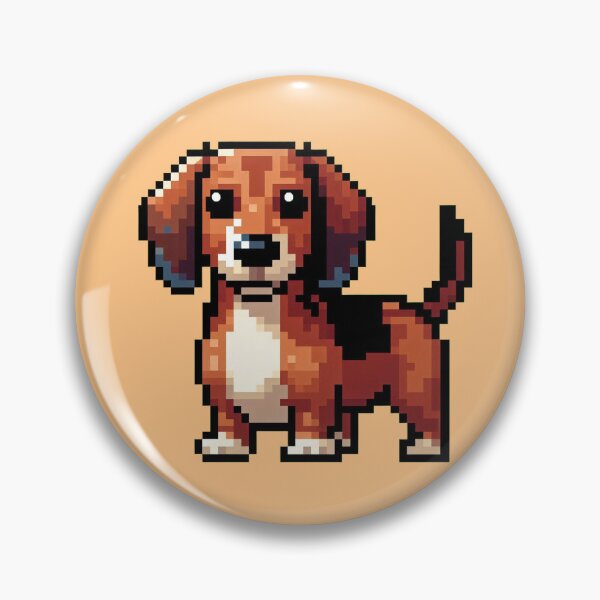 Item preview, Pixelated Dachshund designed and sold by miriam-miranda.