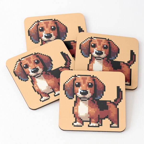 Item preview, Pixelated Dachshund designed and sold by miriam-miranda.