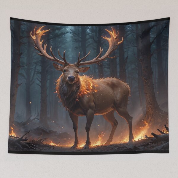 Item preview, Burning Deer designed and sold by CosmixT.