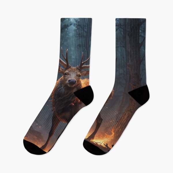 Item preview, Burning Deer designed and sold by CosmixT.