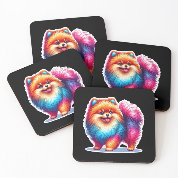 Item preview, Colorful Pomeranian designed and sold by ThisDress.