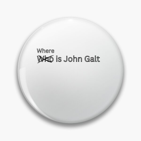 Item preview, Where is John Galt Funny Atlas Shrugged T-Shirt designed and sold by freestatetees.
