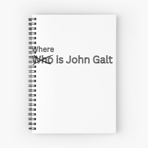 Item preview, Where is John Galt Funny Atlas Shrugged T-Shirt designed and sold by freestatetees.
