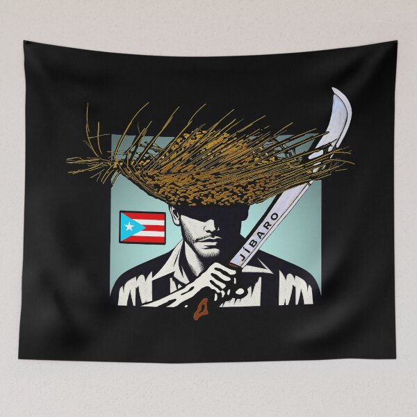 Item preview, Puerto Rican Jibaro Boricua Jibarazo designed and sold by SoLunAgua ..