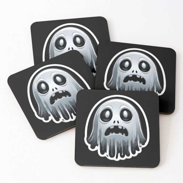 Item preview, Spooky 'Boo' Ghost Sticker – Unique Design with Subtle Humor and Eerie Charm T shirt designed and sold by BrickXSq.