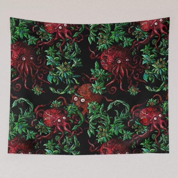 Item preview, Octopus Flowers Hawaii Pattern designed and sold by atelier-vladi.