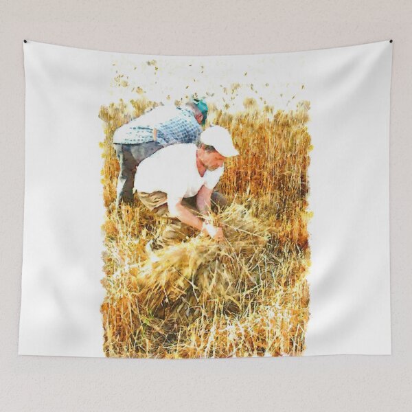 Item preview, Reaper binds a bundle of wheat designed and sold by Giuseppe Cocco.