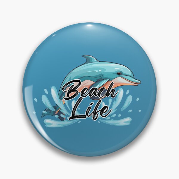 Item preview, Beach Life - Dolphin designed and sold by DecalDash.
