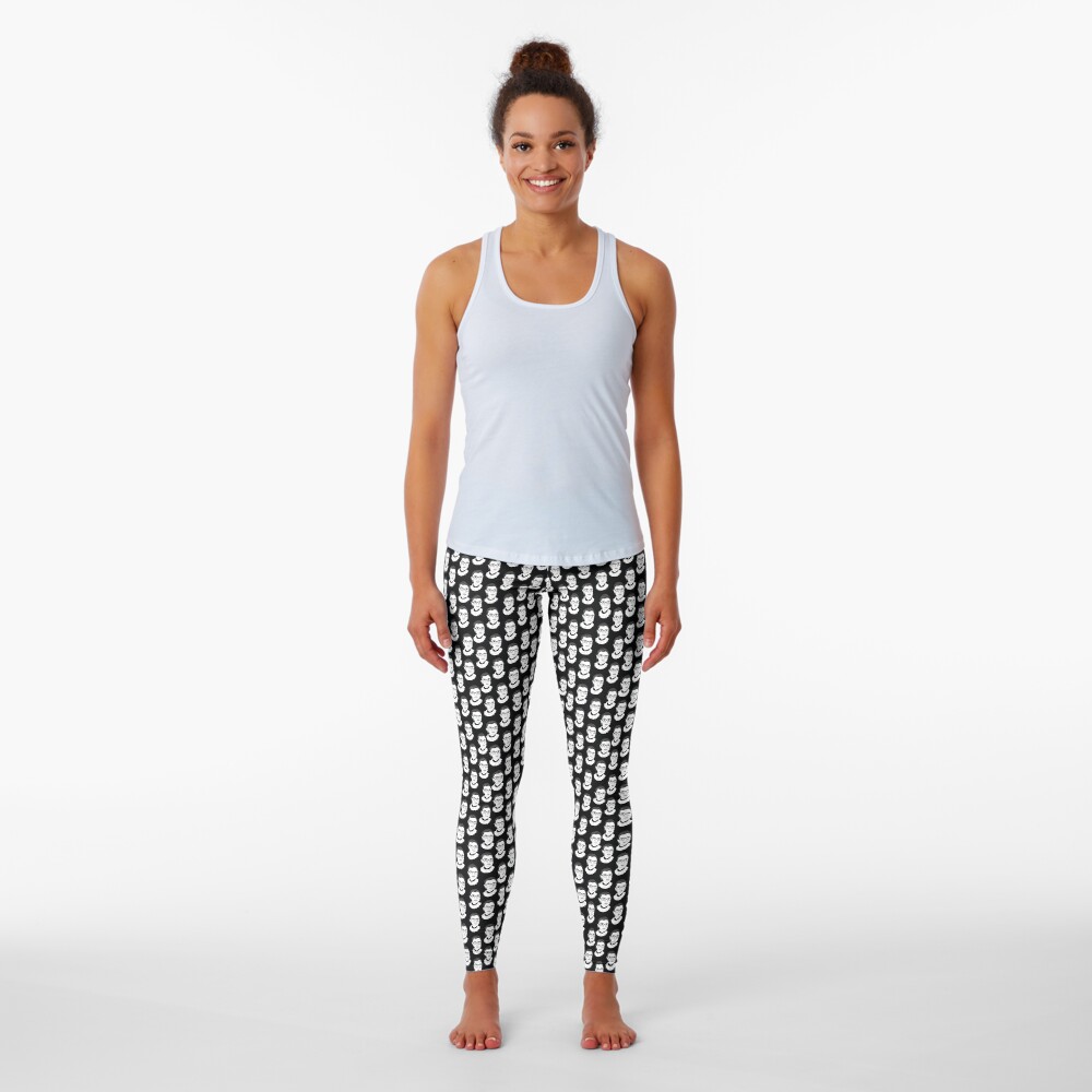 Ruth Bader Ginsburg Black and White Leggings